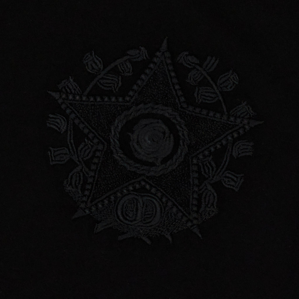 Dior CD Étoile Embroidered Oversized Black T Shirt
