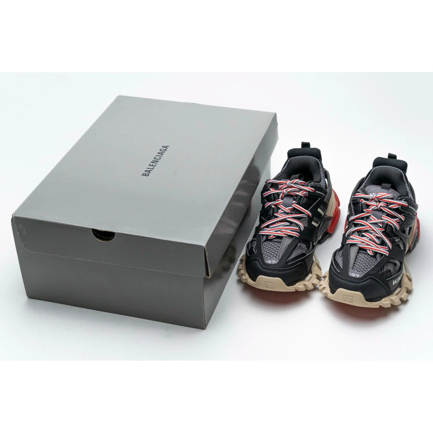 Balenciaga Track Black Red