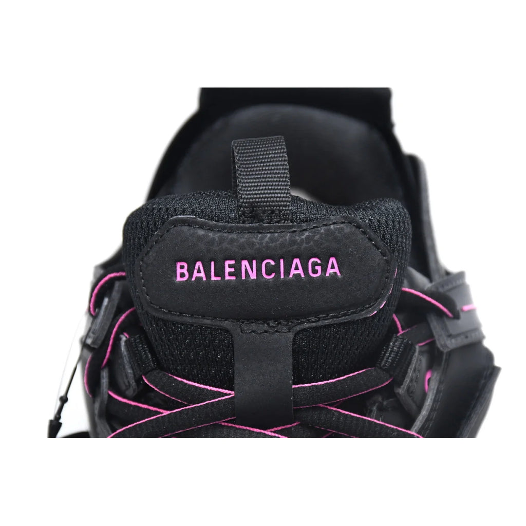 Balenciaga Track Black Rose Red