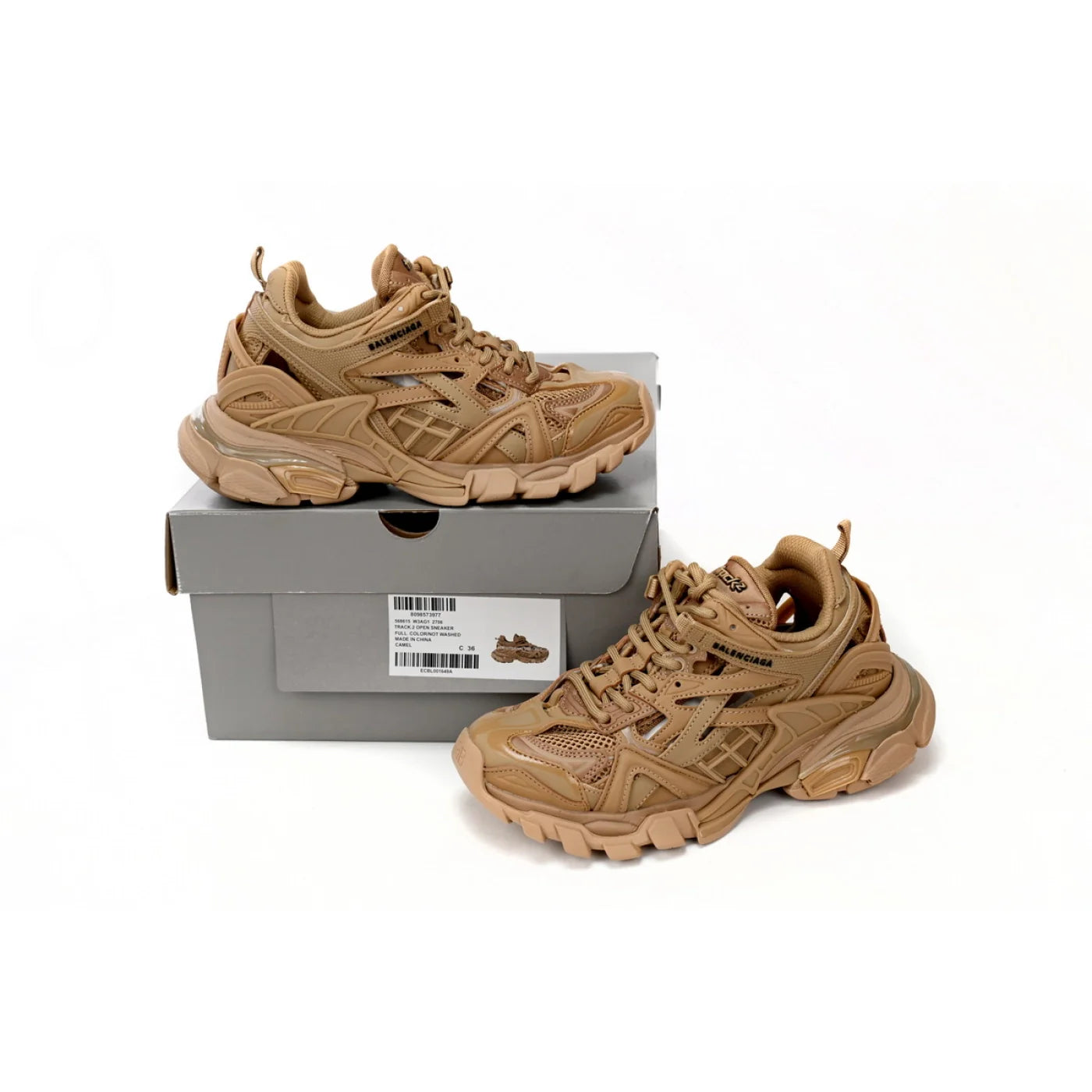 Balenciaga Track 2 Sneaker Military Brown