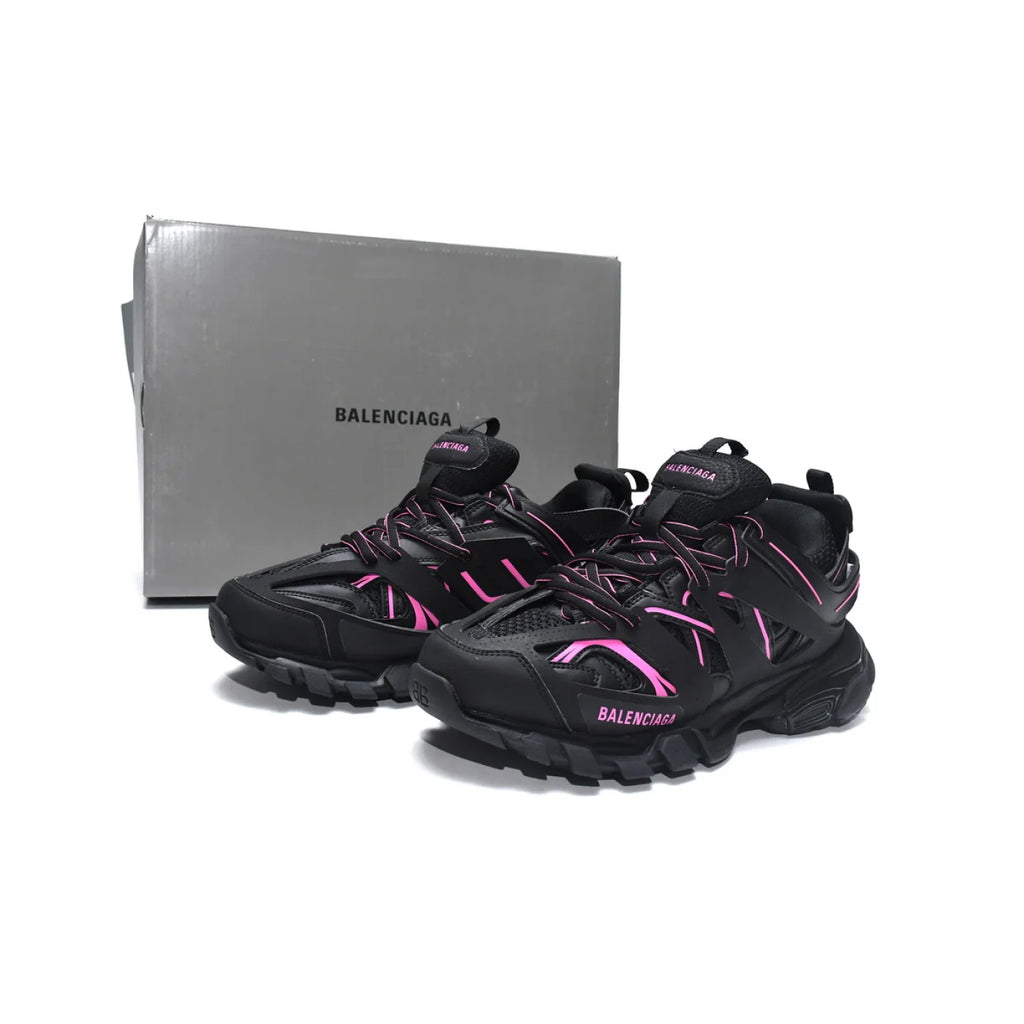 Balenciaga Track Black Rose Red