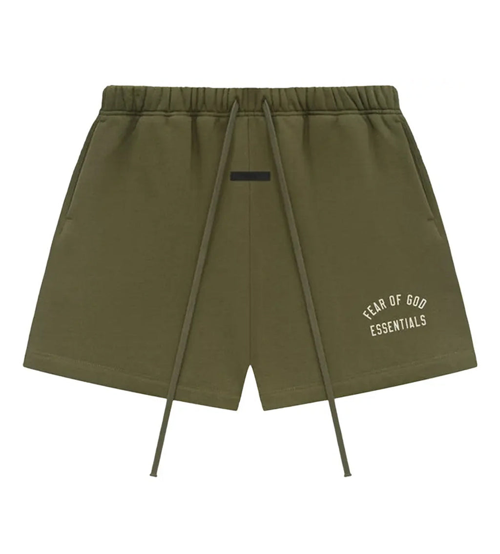 Essentials Fleece Soccer Short Military