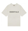 Essentials Oatmeal Tee Front Logo
