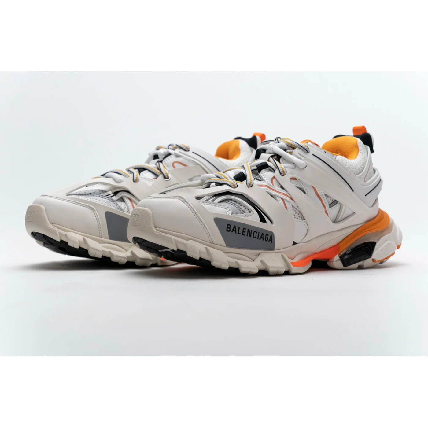 Balenciaga Track Led White Orange