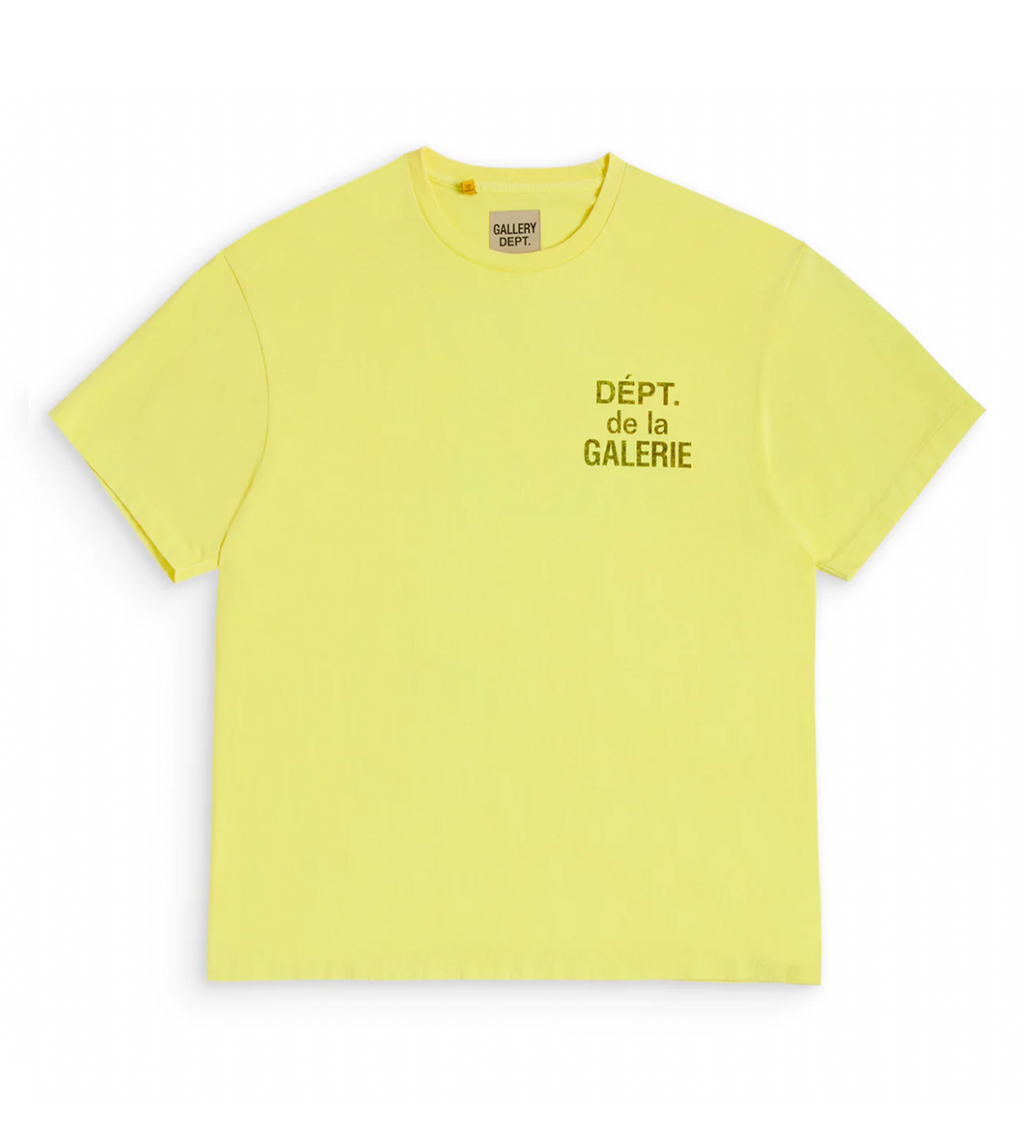 Gallery Dept. French Souvenir Flo Neon Yellow Tee