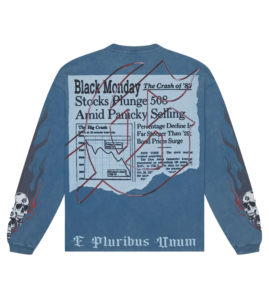 Godspeed Black Monday L/S Tee True Blue