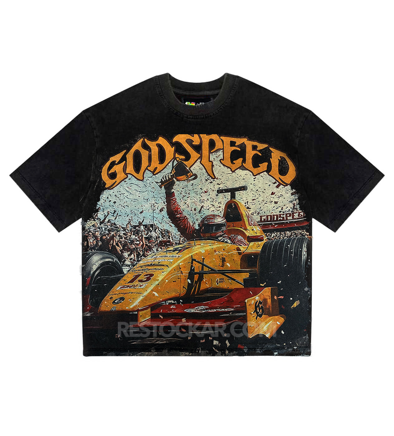 Godspeed F1 Finish Line Tee Black