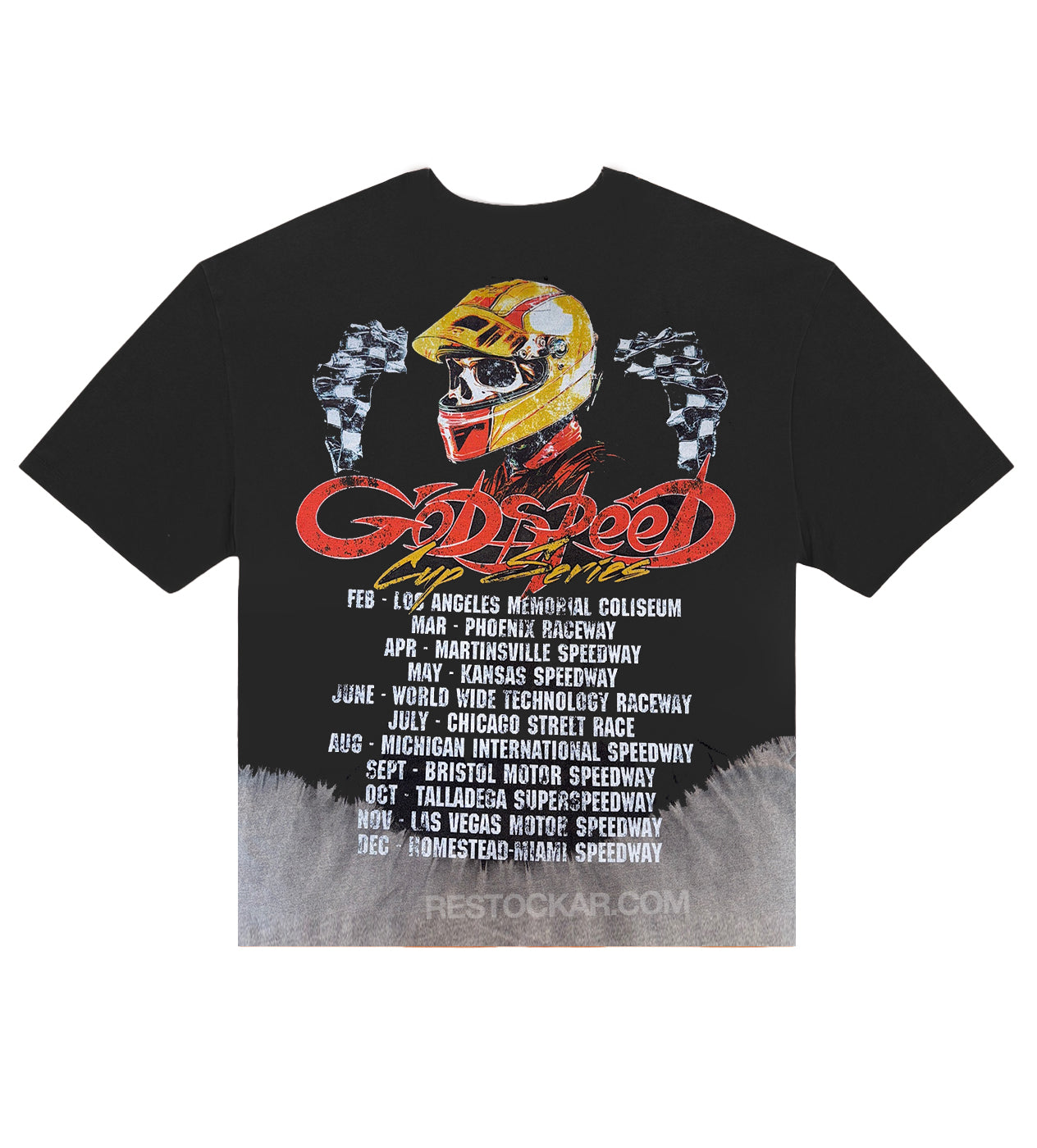 Godspeed FTW Tee Black Bleached Wash