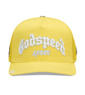 Godspeed Forever Lightning Trucker Hat Yellow