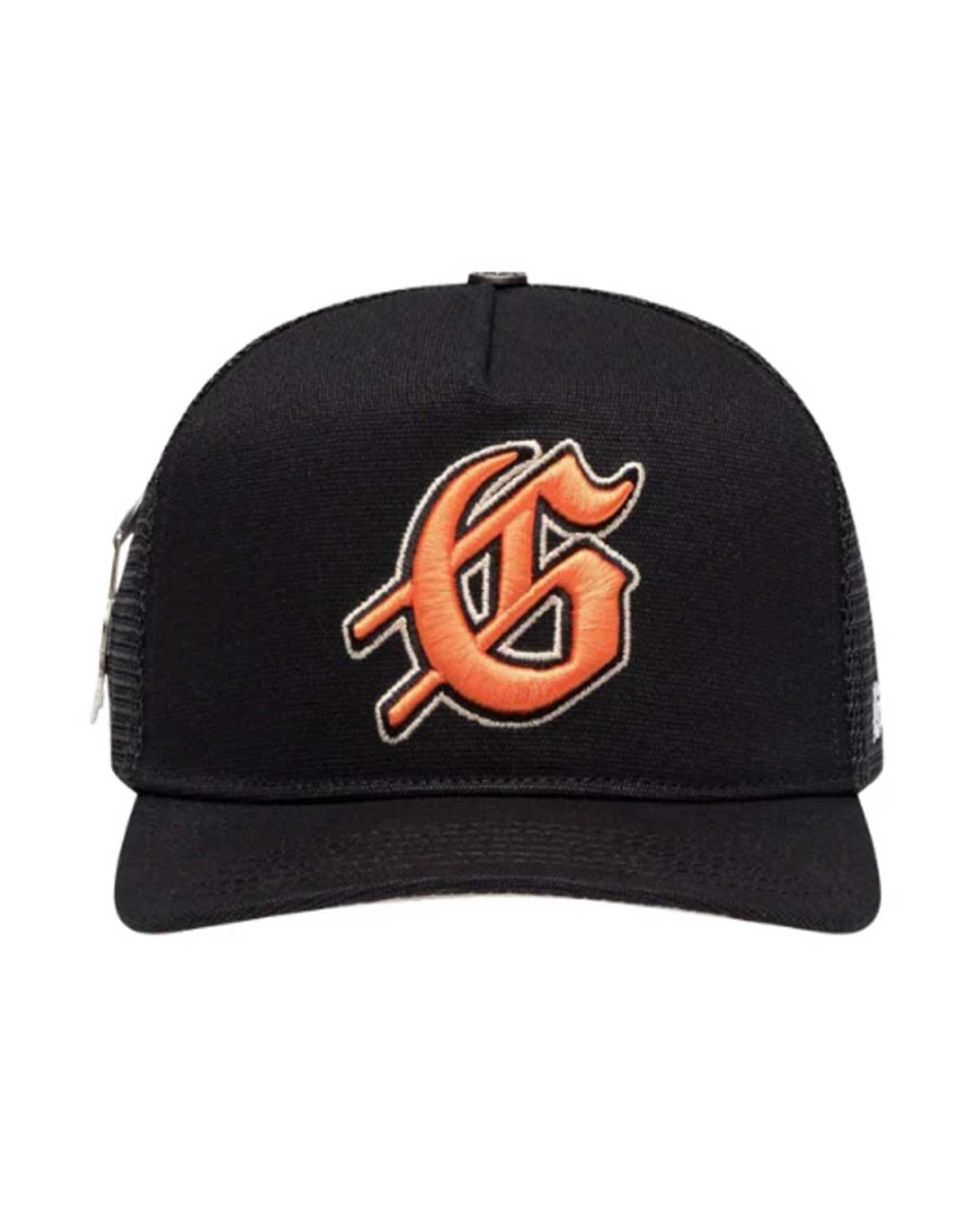 Godspeed Forever Orange GS Logo Trucker Hat Black