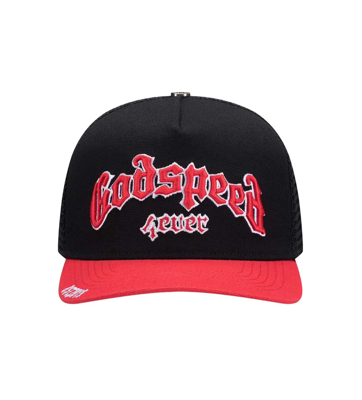 Godspeed Forever Trucker Black/Red/White (Snapback)