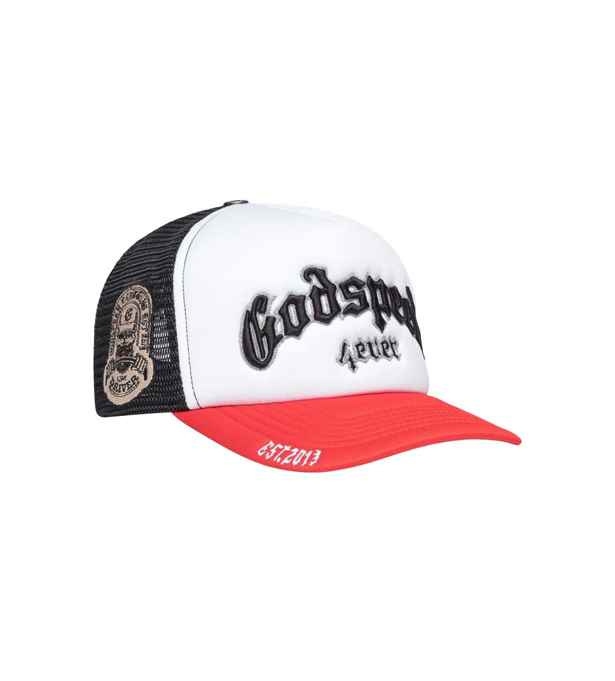 Godspeed Forever Trucker Black/Red (Snapback)