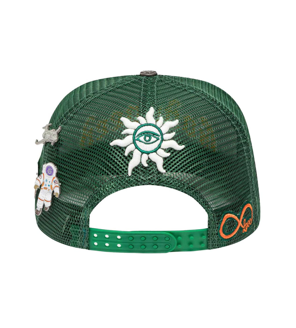Godspeed Forever Trucker Green/Yellow (Snapback)