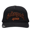 Godspeed Forever Trucker Hat Black/Orange Outline