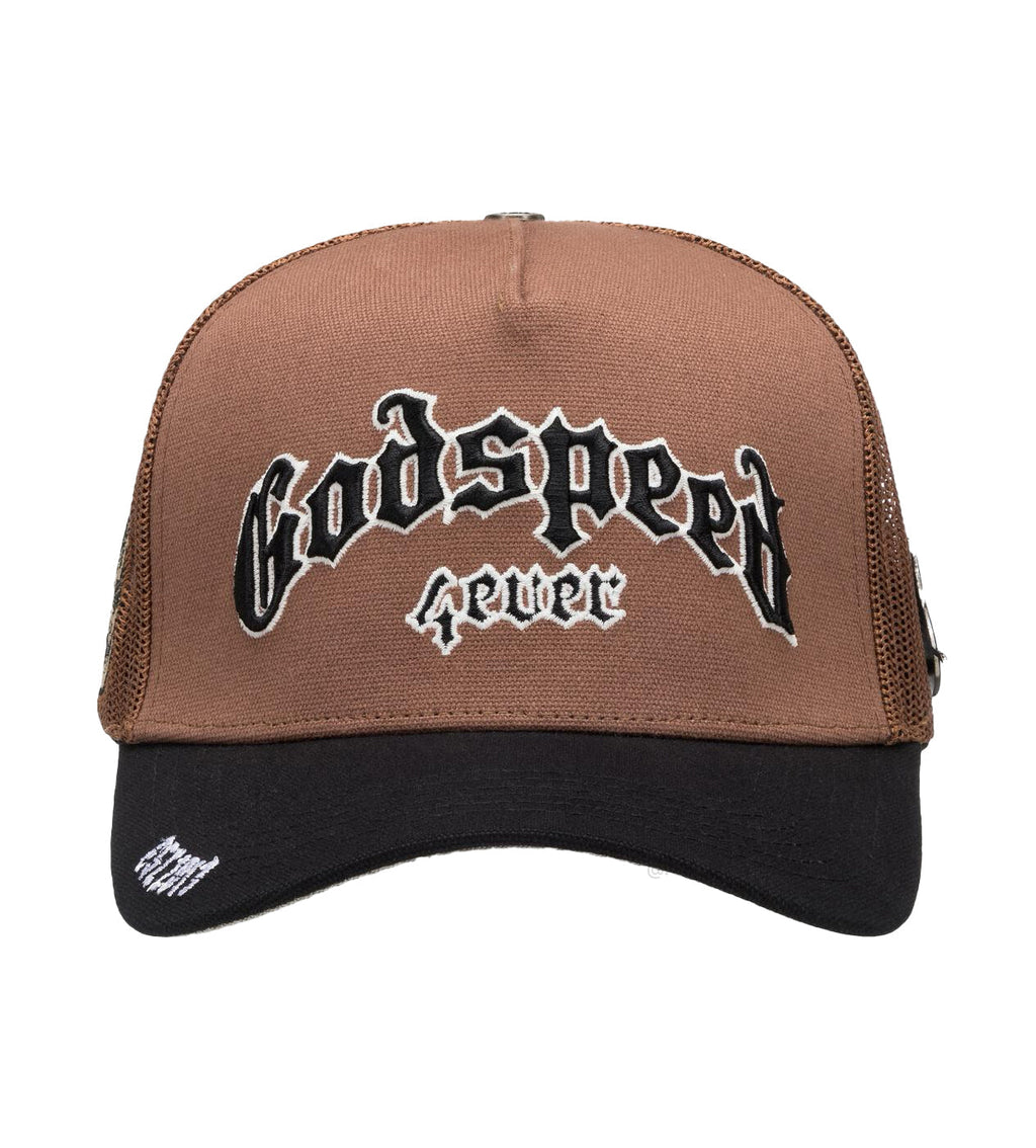 Godspeed Forever Trucker Hat Brown/Black