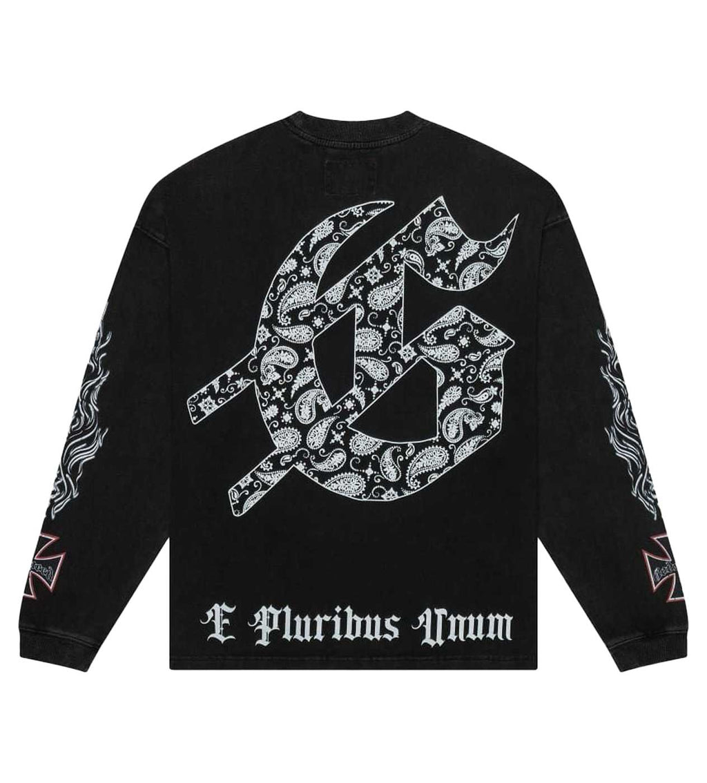 Godspeed Hollywood Inferno L/S Tee Washed Black