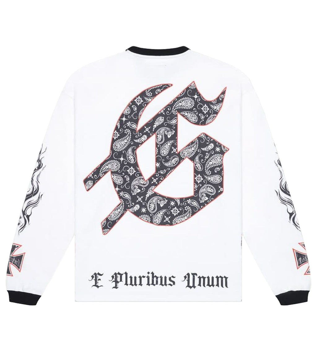 Godspeed Hollywood Inferno L/S Tee White