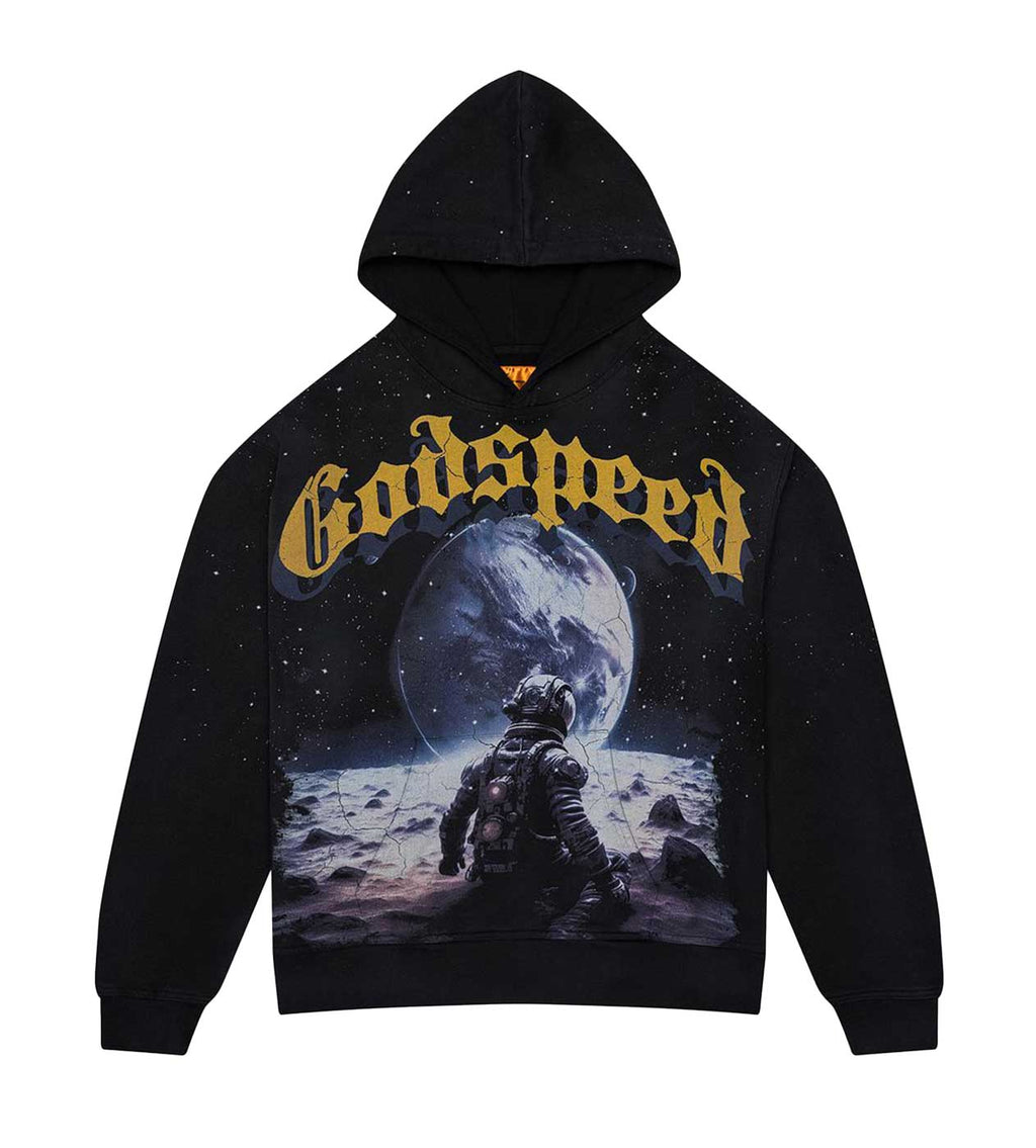 Godspeed No Looking Back Hoodie Black/Yellow