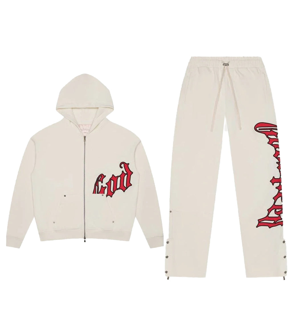 Godspeed OG Logo Sweatsuit Cream/Red