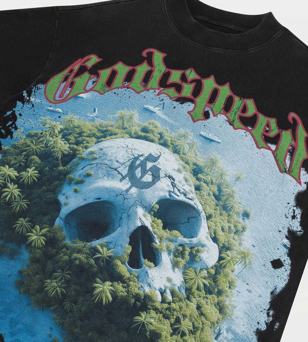 Godspeed Private Island Tee Black