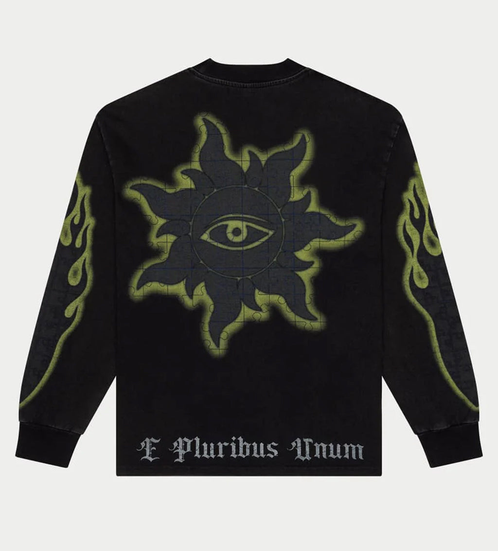 Godspeed Puzzle L/S Tee Black