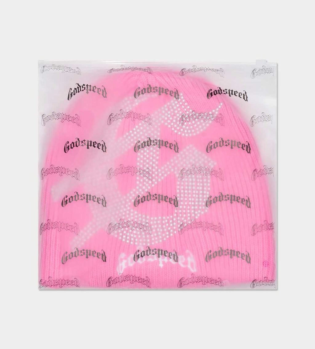 Godspeed Studded Beanie Pink