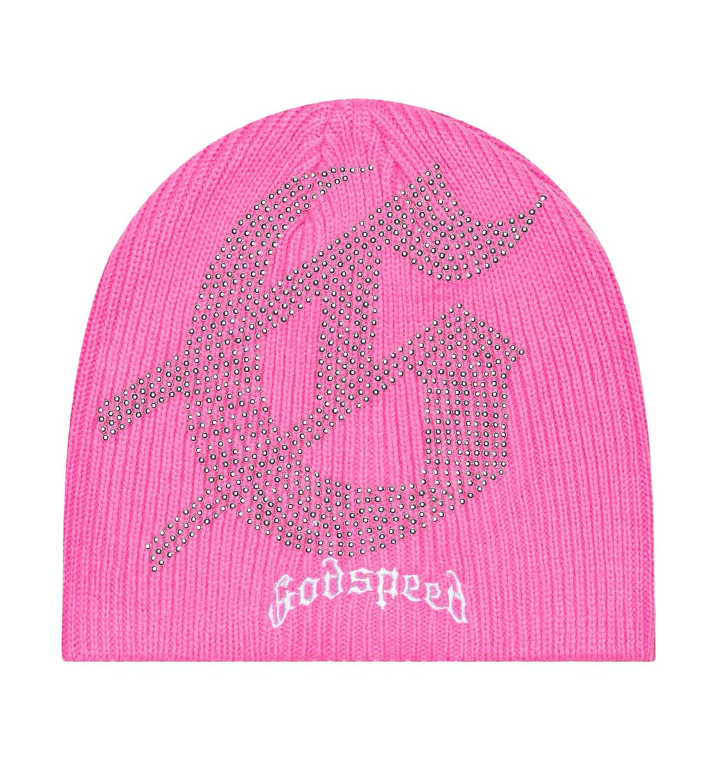 Godspeed Studded Beanie Pink