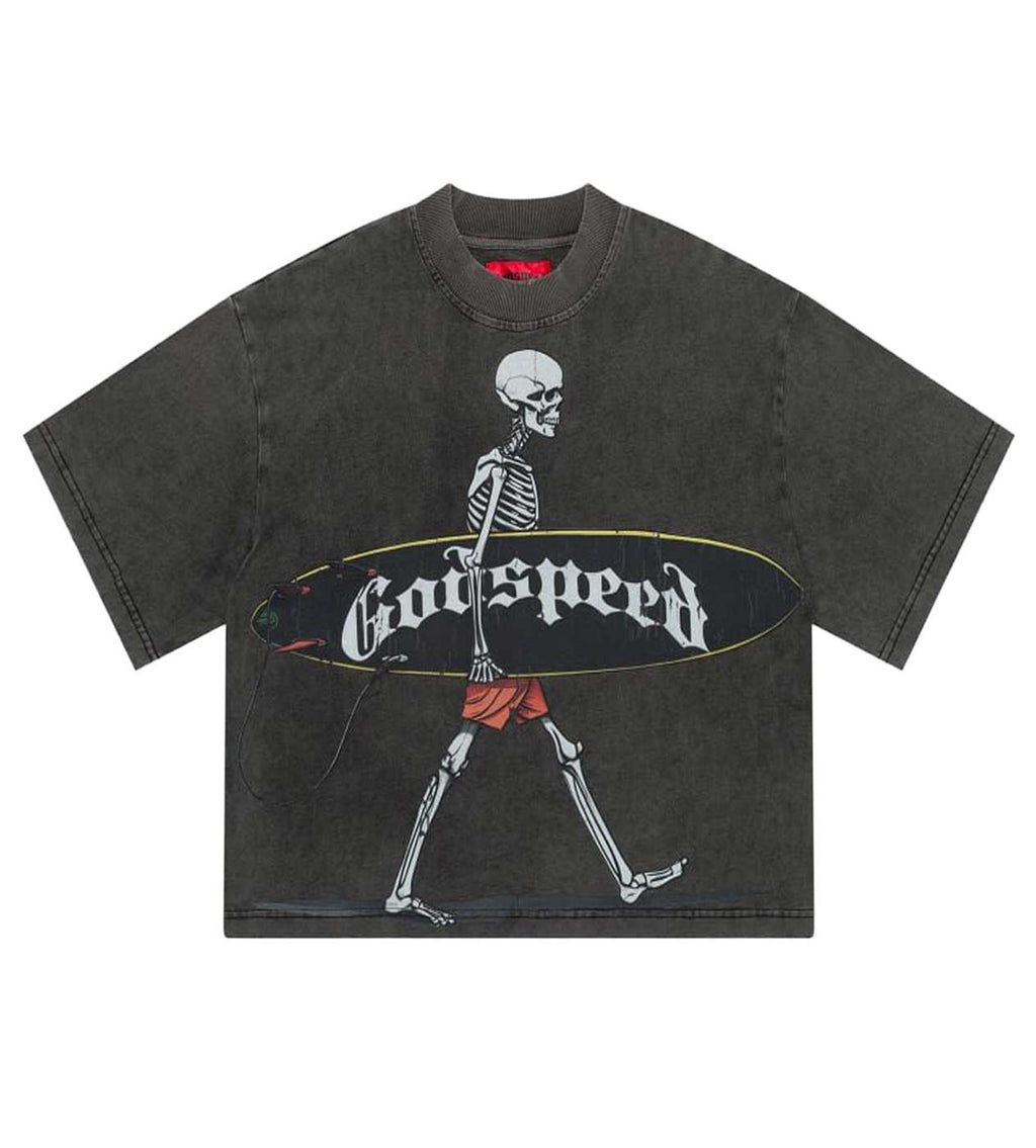 Godspeed Surf Day Tee Grey Wash