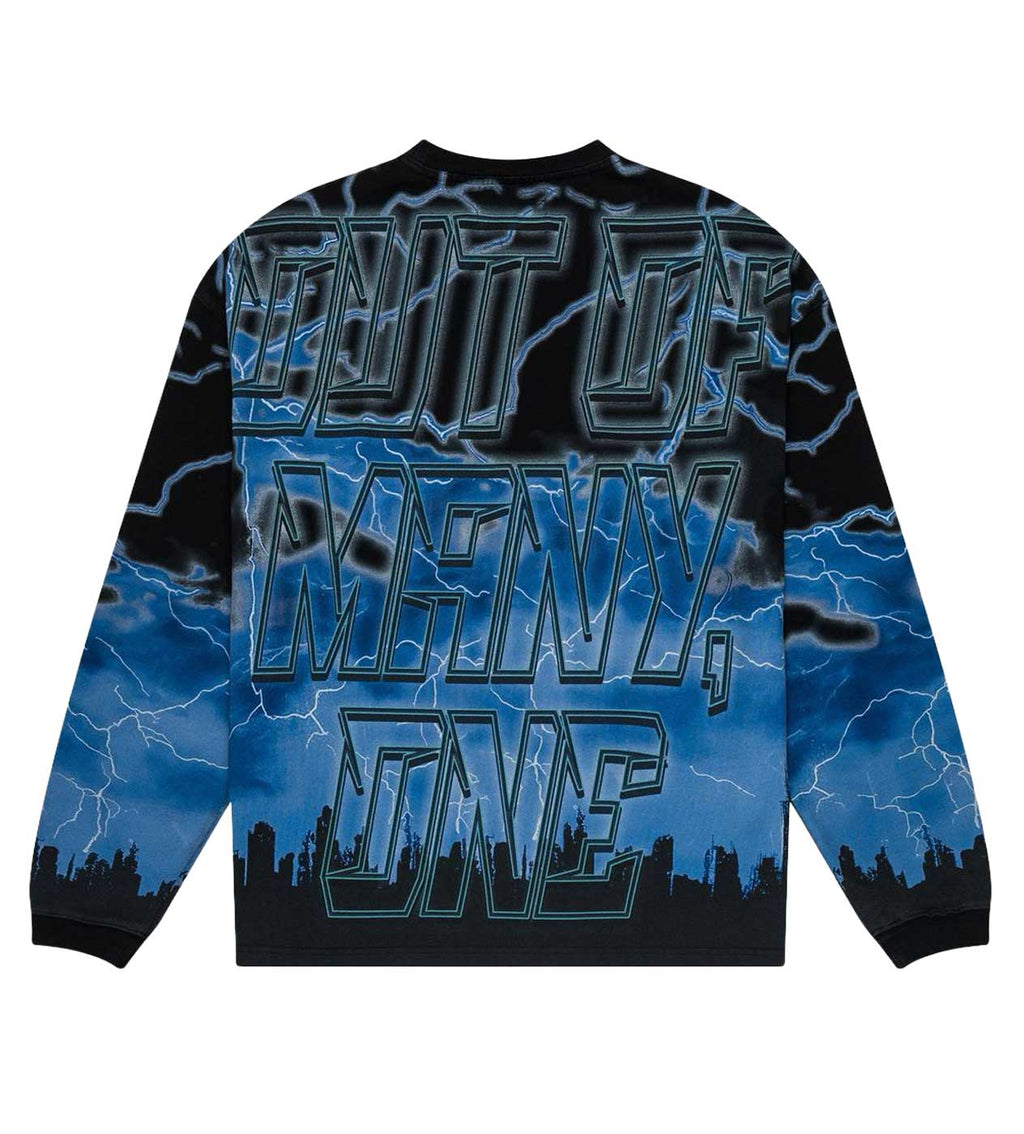 Godspeed Voltage L/S Tee Black/Blue