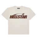 Hellstar Classic Logo Gel Tee Cream/Brown