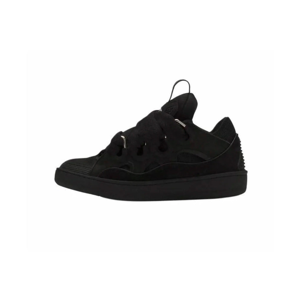 Lanvin Leather Curb Triple Black