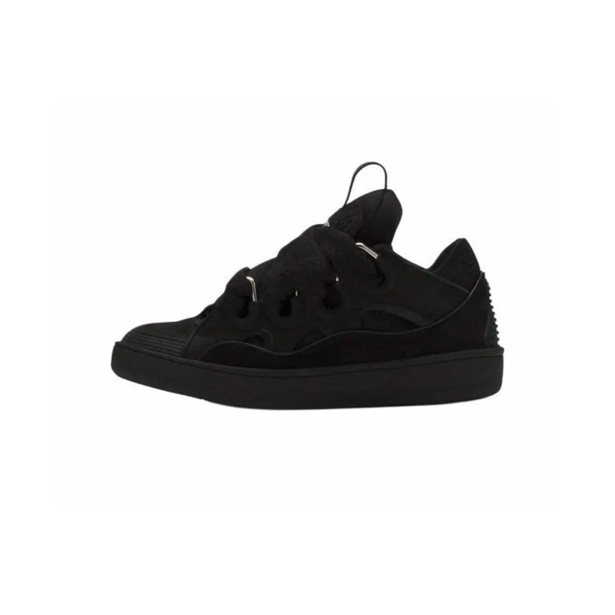 Lanvin Leather Curb Triple Black