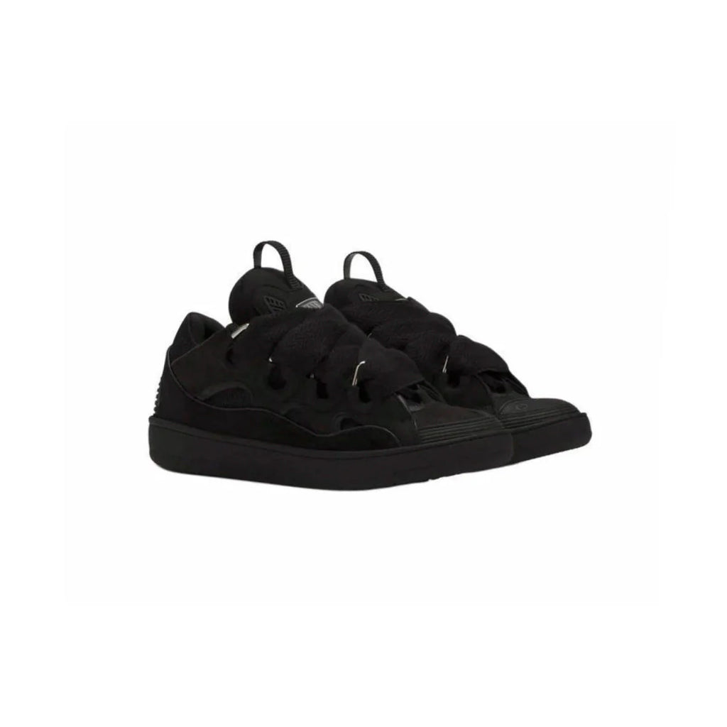 Lanvin Leather Curb Triple Black