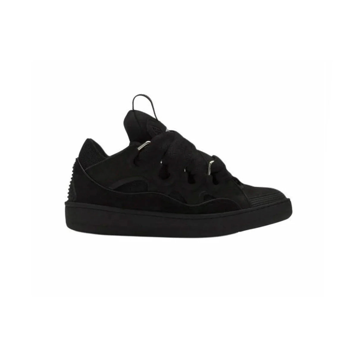 Lanvin Leather Curb Triple Black