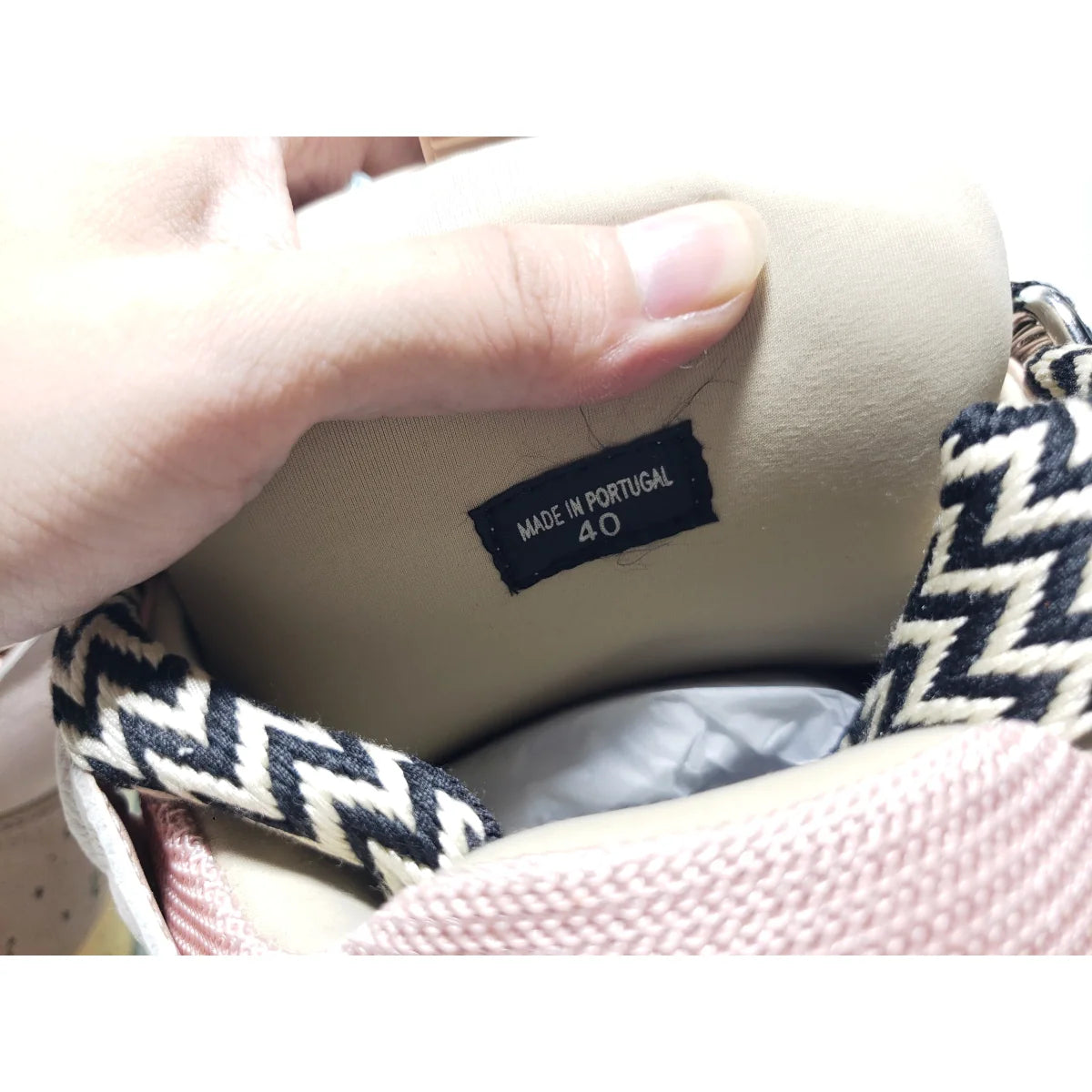 Gallery Dept. x Lanvin Wmns Curb Light Sneakers 'Paint Drip - Pale Pink'