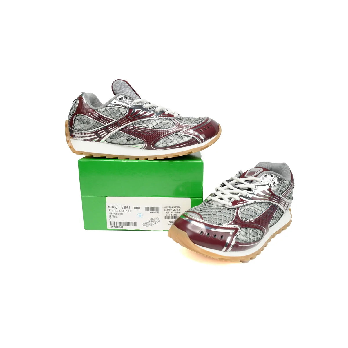 Bottega Veneta Orbit Wine Red