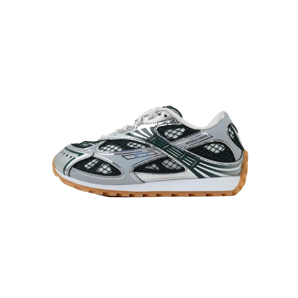 Bottega Veneta Orbit Dark Green Silver