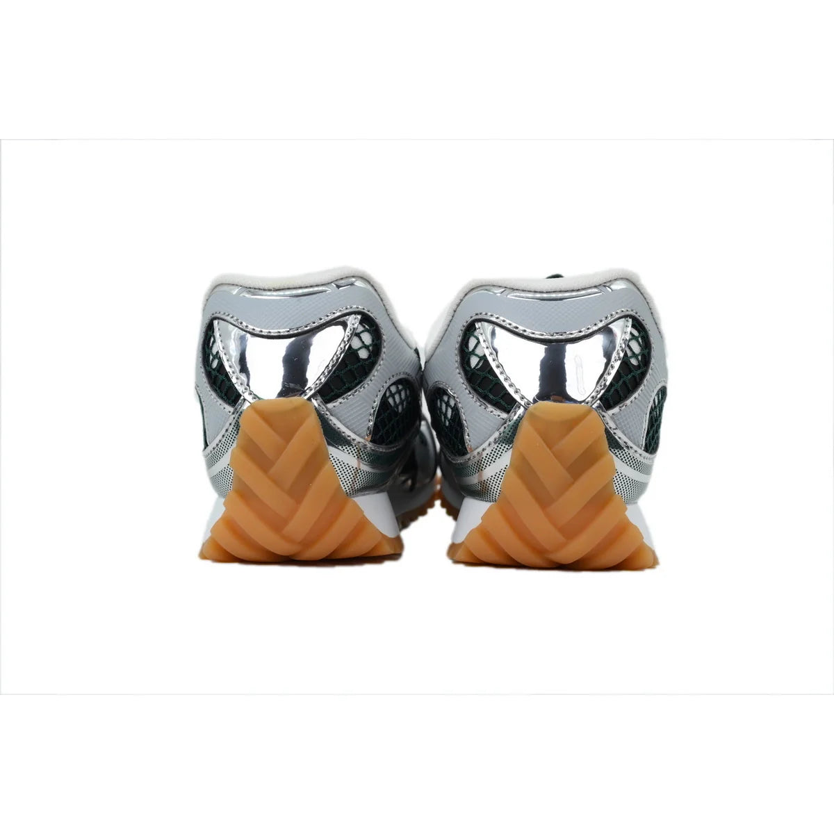 Bottega Veneta Orbit Dark Green Silver