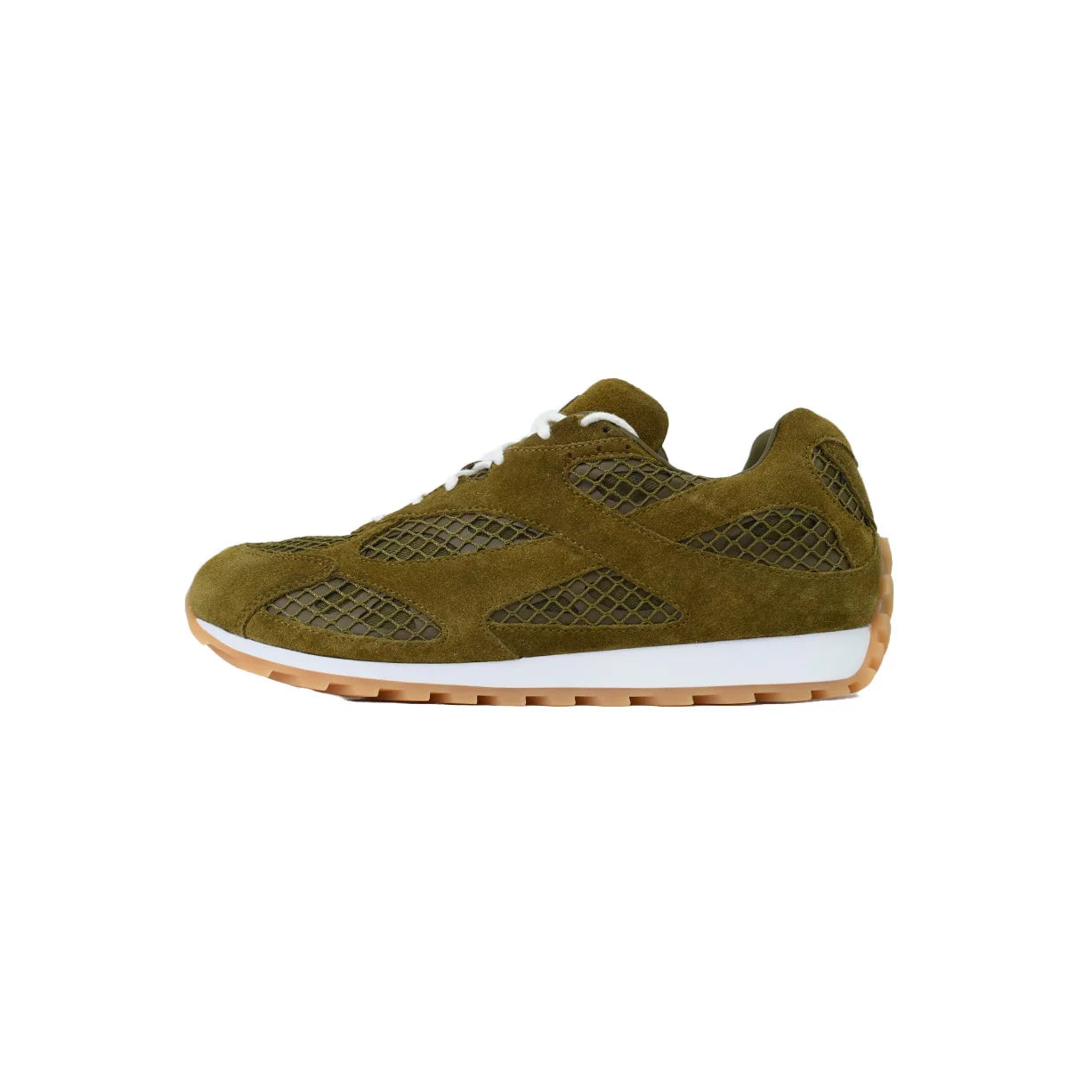 Bottega Veneta Orbit Suede Green