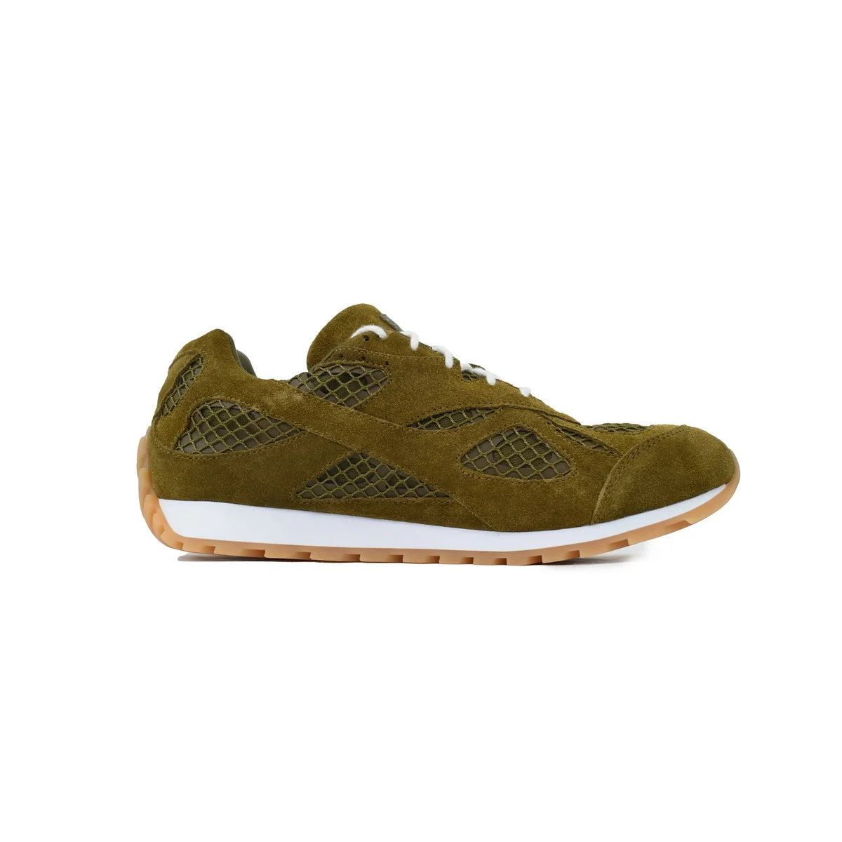 Bottega Veneta Orbit Suede Green