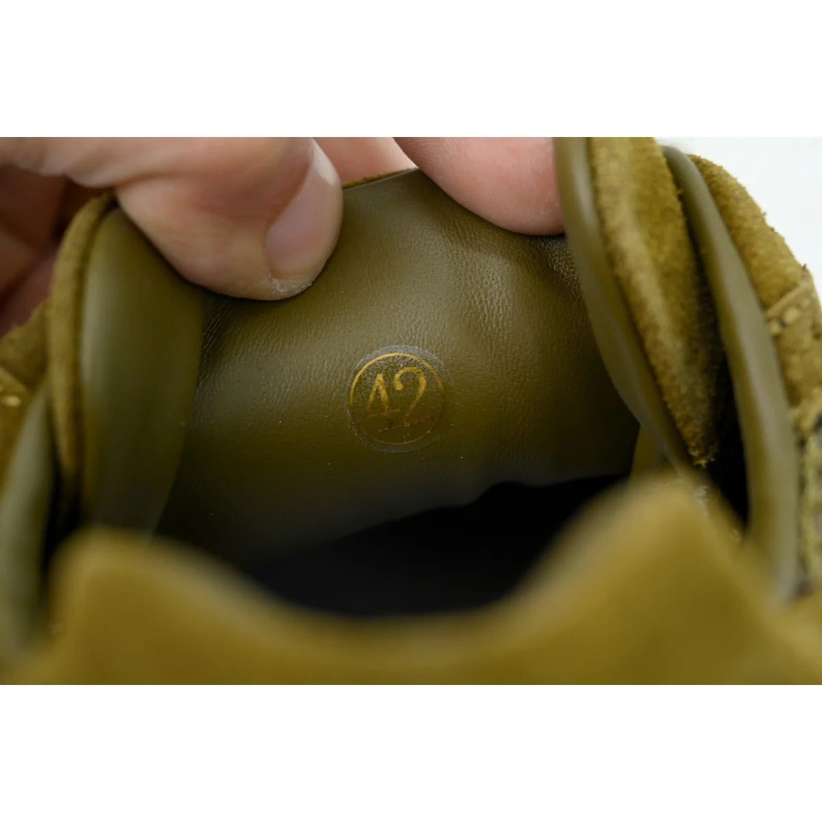 Bottega Veneta Orbit Suede Green