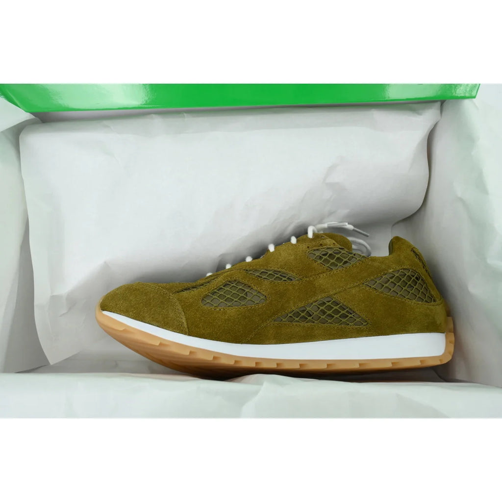 Bottega Veneta Orbit Suede Green