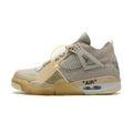 OFF White x Air Jordan 4 Retro Sail