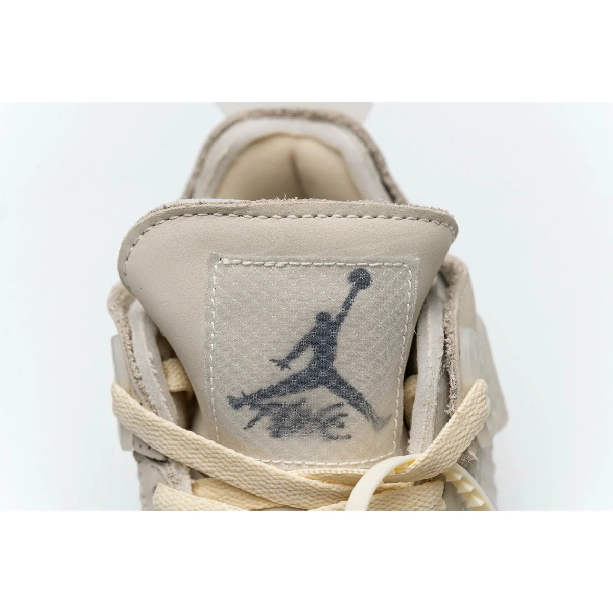 OFF White x Air Jordan 4 Retro Sail