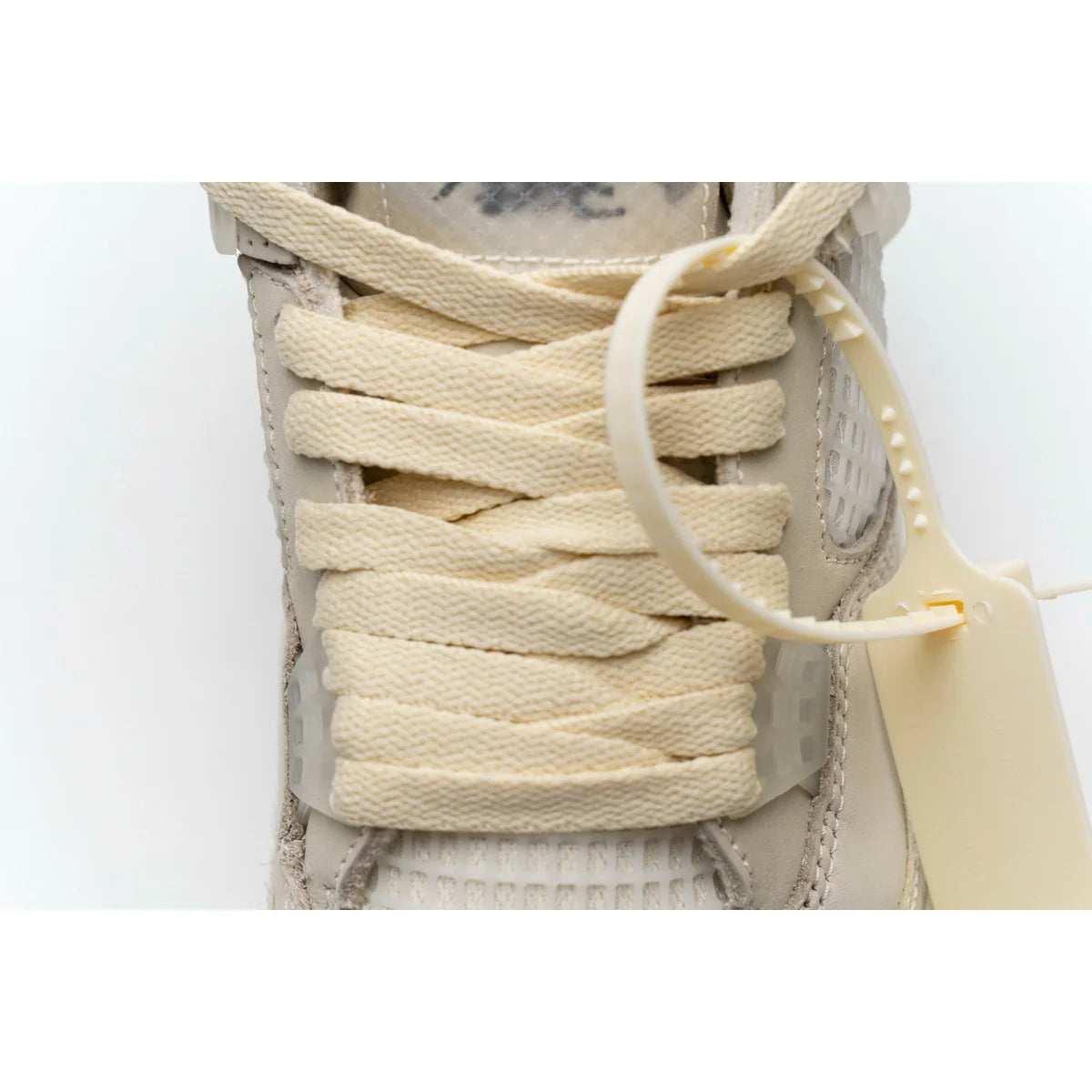 OFF White x Air Jordan 4 Retro Sail