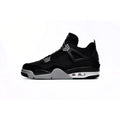 Air Jordan 4 Retro Black Canvas