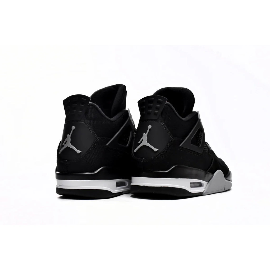 Air Jordan 4 Retro Black Canvas