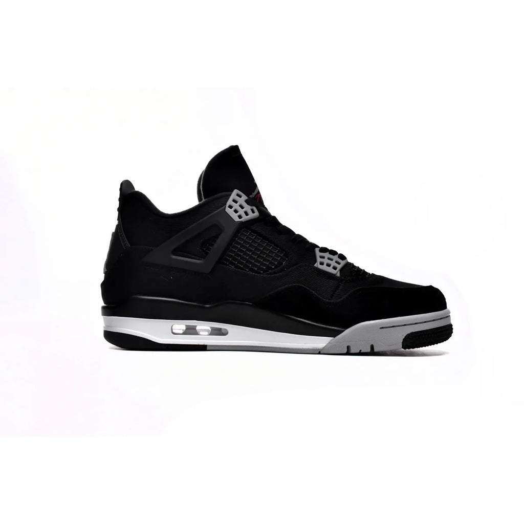 Air Jordan 4 Retro Black Canvas