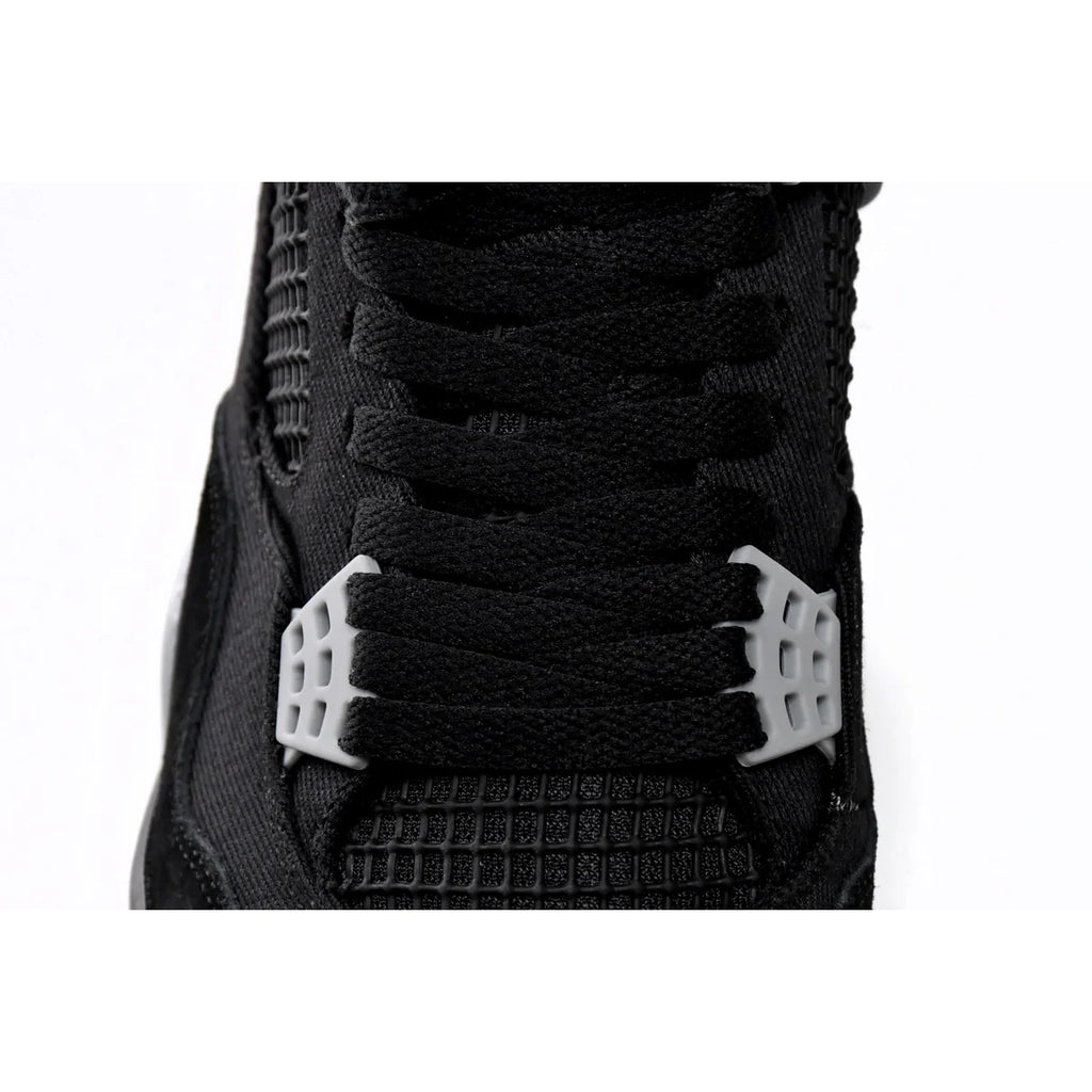 Air Jordan 4 Retro Black Canvas