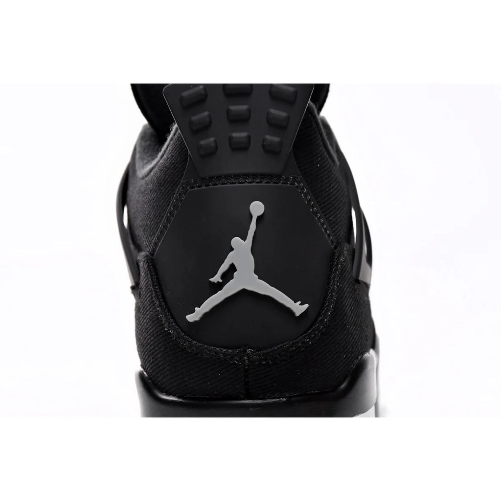 Air Jordan 4 Retro Black Canvas